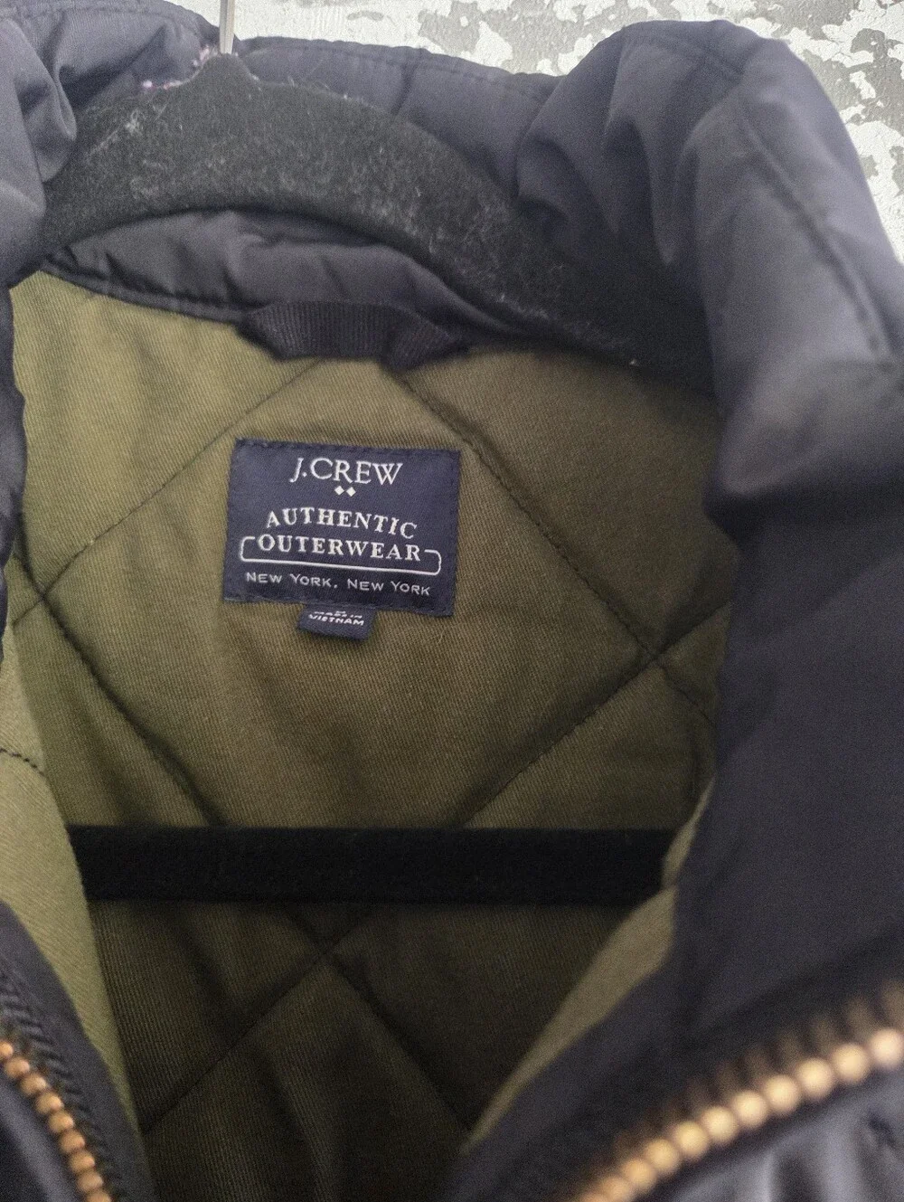 J.Crew Mens Quilted Walker Vest